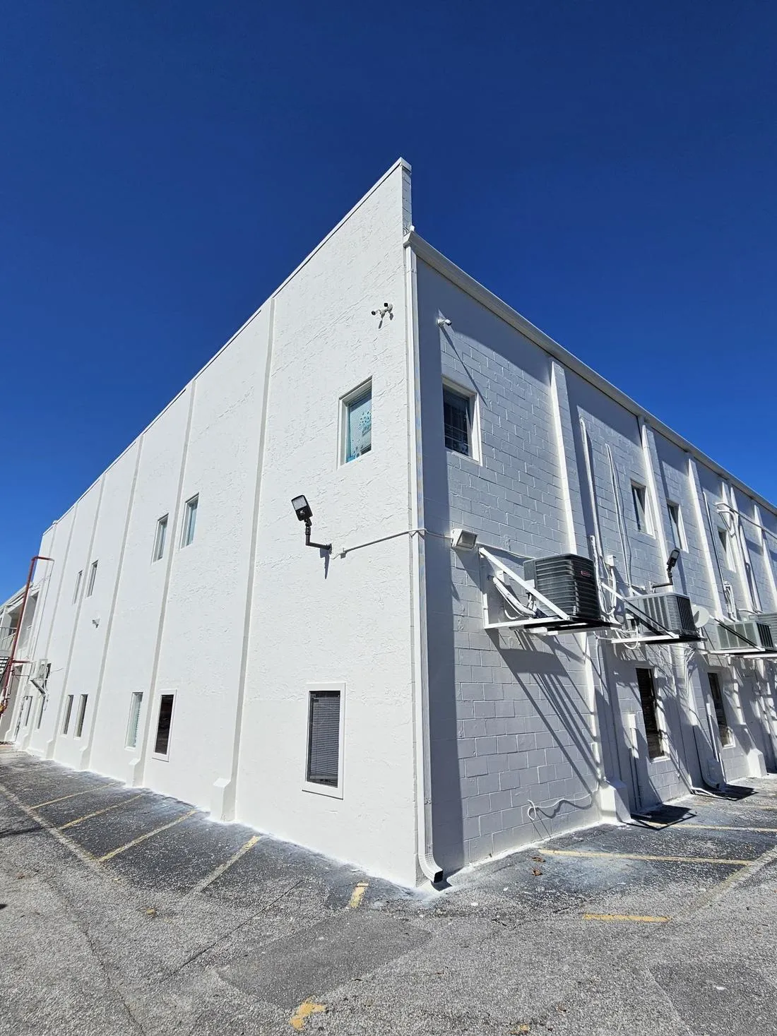 Gen Cassel rear elevation after in-house repaint