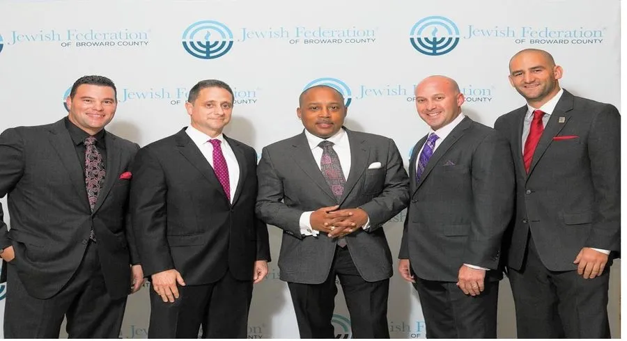 Geneva principals at a Jewish Federation of Broward County event