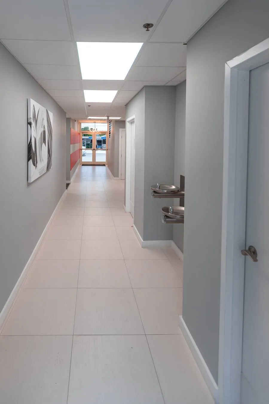 Floranada corridor after renovation