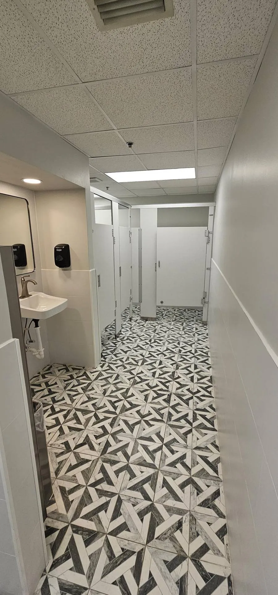 Gen Cassel restroom rebuilt
